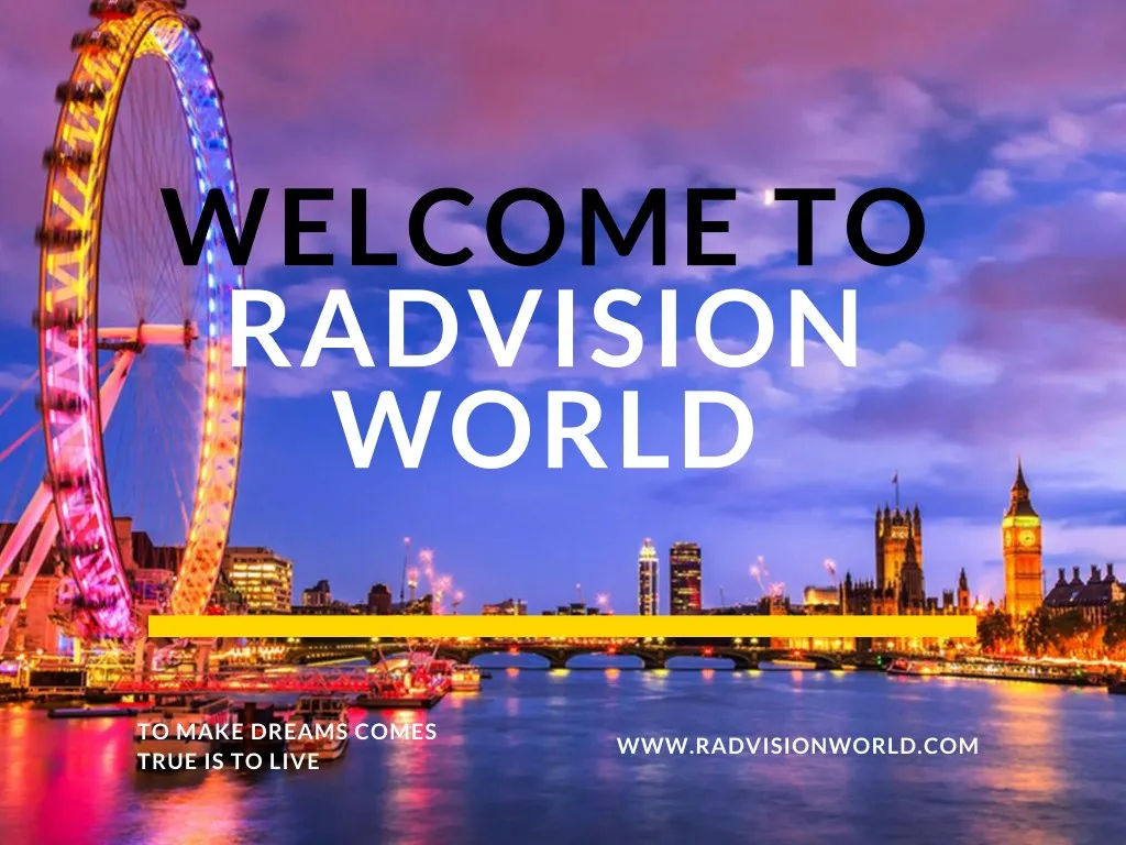welcome to radvision world