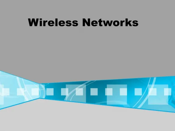 Wifi wireless networks