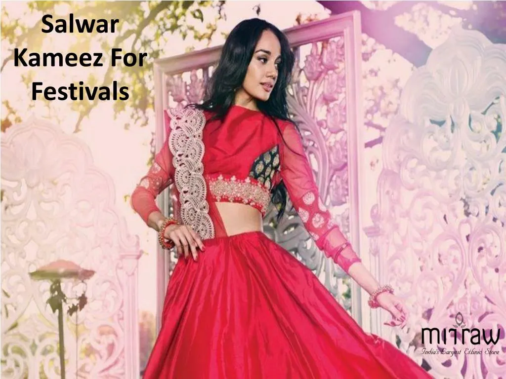 salwar kameez for festivals