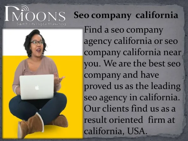 Seo company california