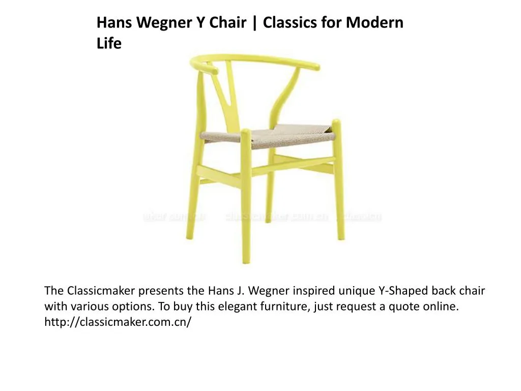 hans wegner y chair classics for modern life