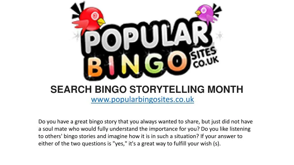 search bingo storytelling month