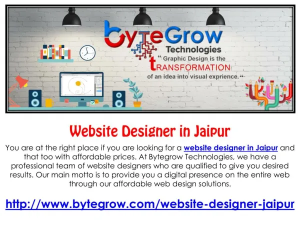 WEBSITE DESIGNER IN JAIPUR