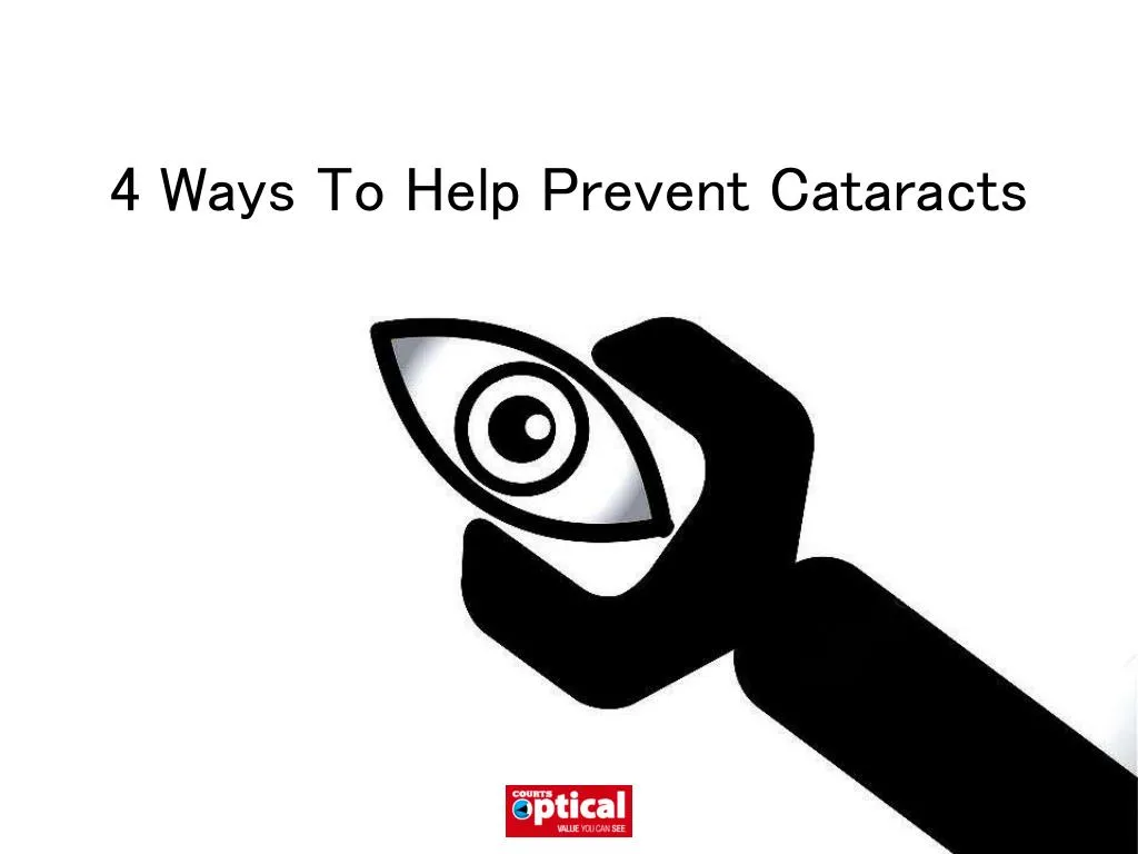 4 ways to help prevent cataracts