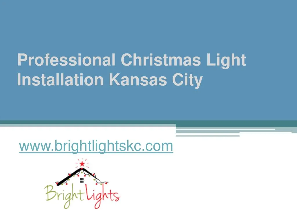 professional christmas light installation kansas city