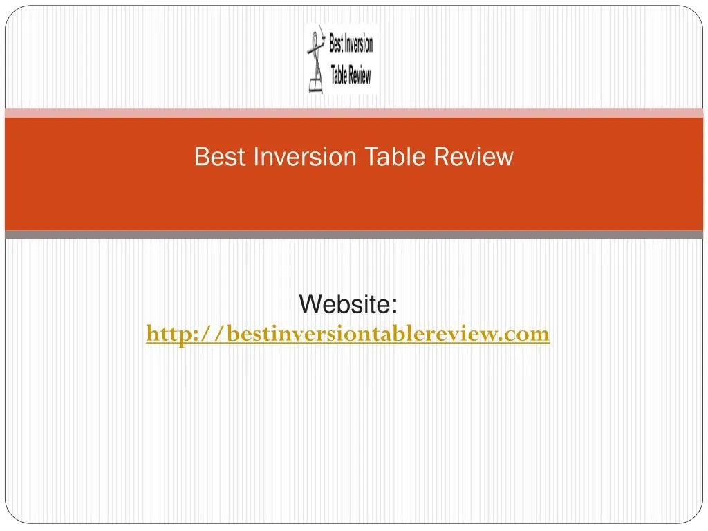 best inversion table review
