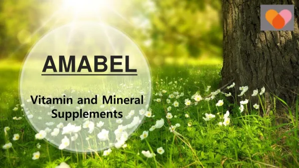 Amabel- vitamin and mineral supplements