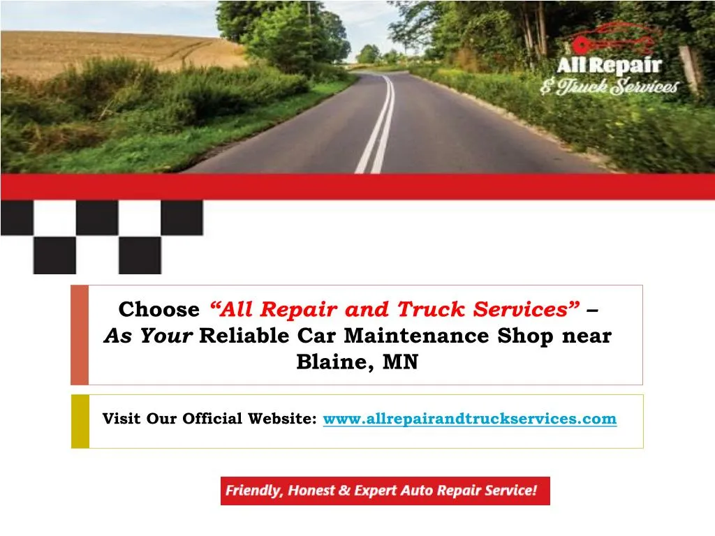 choose all repair and truck services as your reliable car maintenance shop near blaine mn