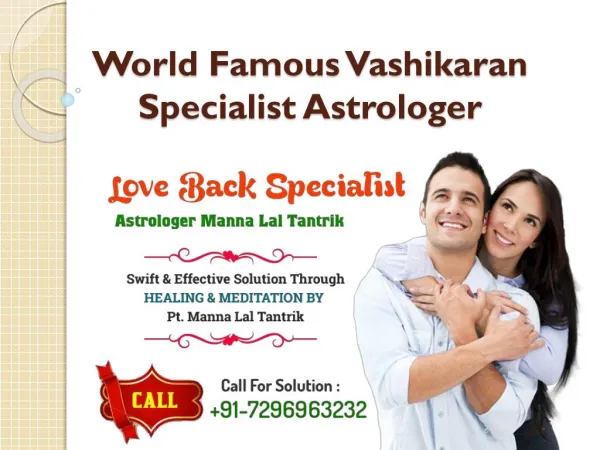 World famous vashikaran astrologer