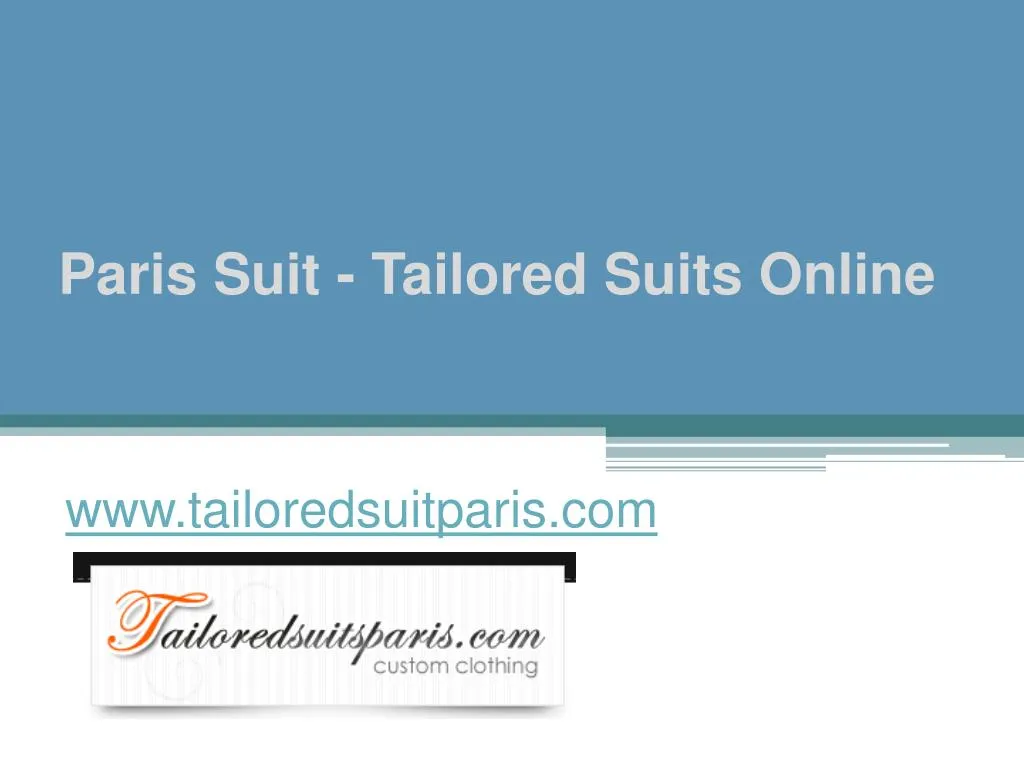 paris suit tailored suits online