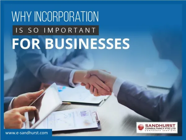 4 Reasons to Incorporate your Business