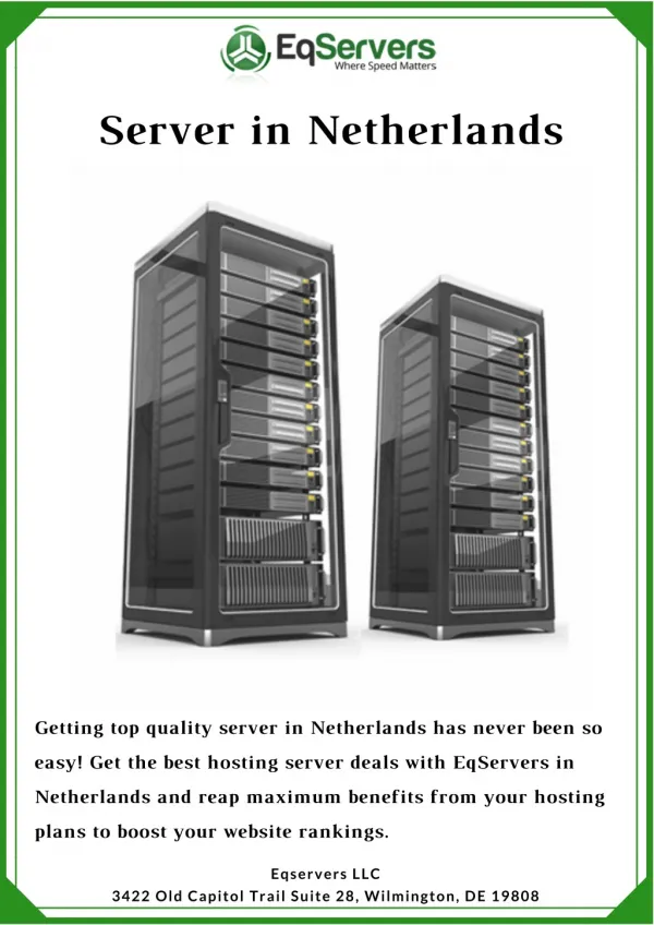 Server in Netherlands