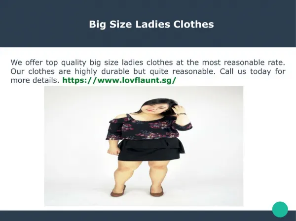 Ladies plus Size Clothes