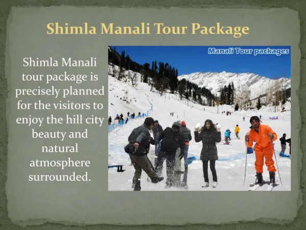 5 Night 6 Days Shimla Manali Honeymoon Tour Packages