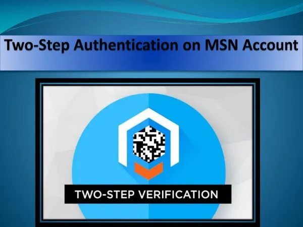 Get Two Step Verification on MSN Account