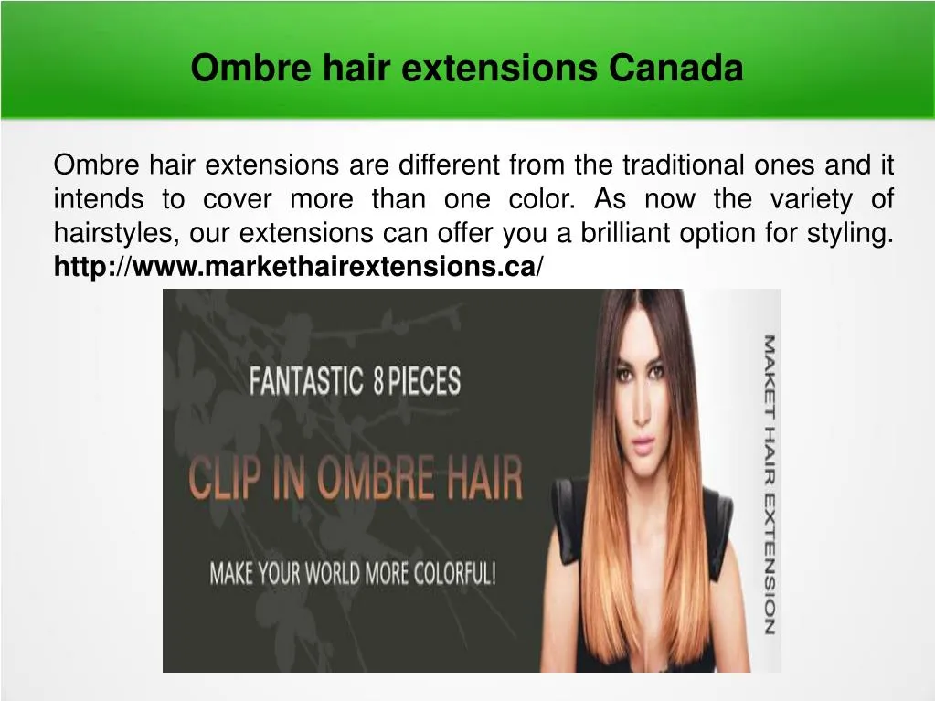 ombre hair extensions canada