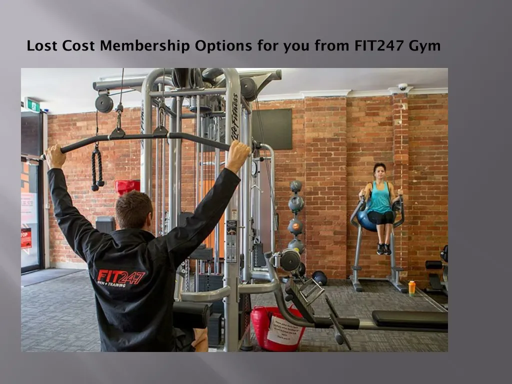 lost cost membership options for you from fit247