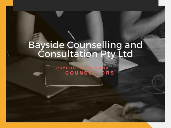 Counselling Psychologist - Bayside Counselling and Consultation