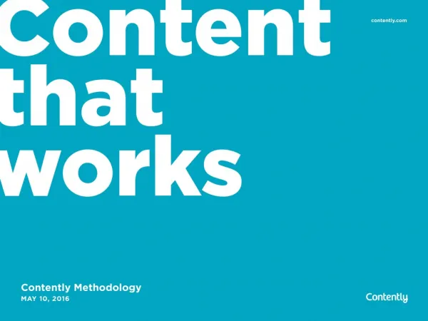 Content Methodology: A New Model for Content Marketing