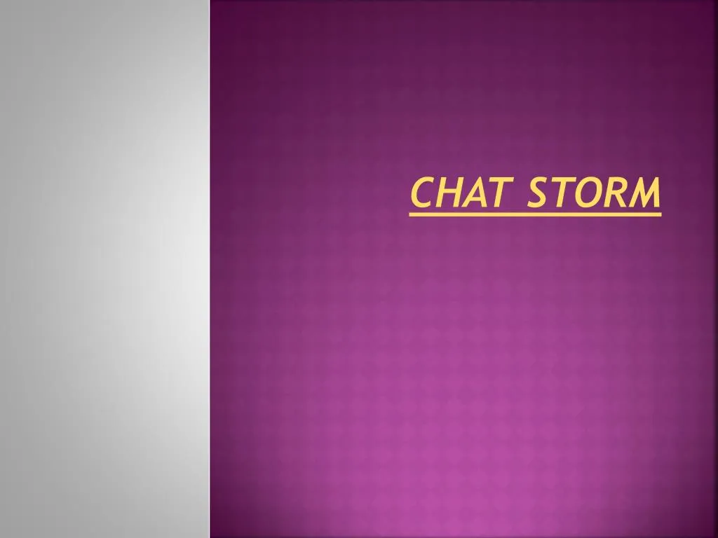 chat storm