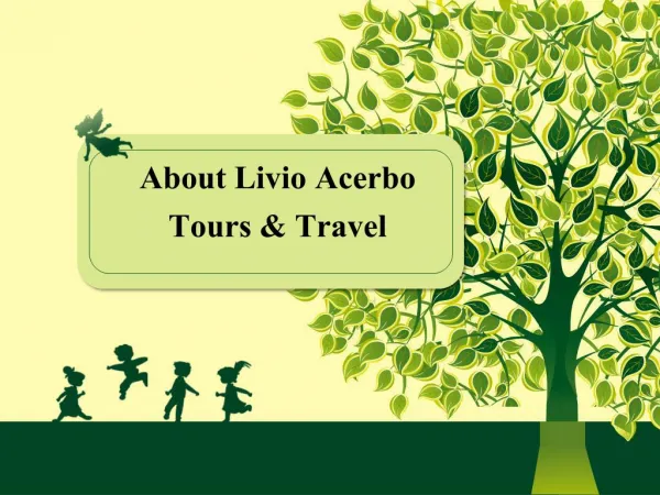 Tours and Travel Service Provider - Livio Acerbo