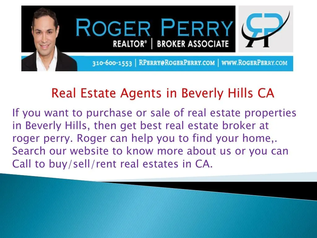real estate agents in beverly hills ca