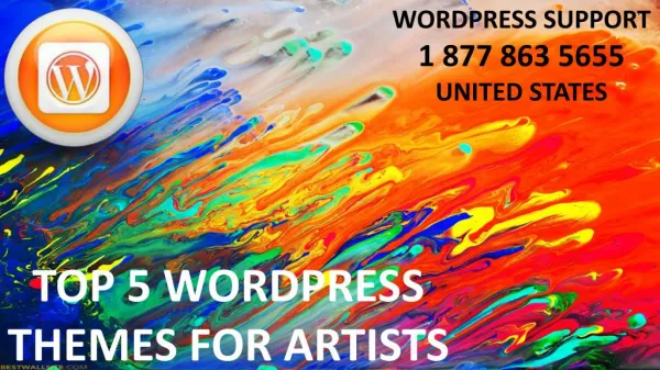 Top Five WordPress Themes For Artists