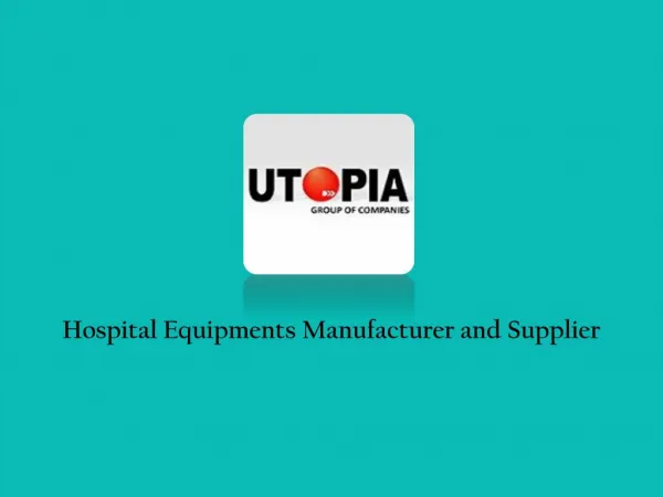 Hospital Equipments Suppliers