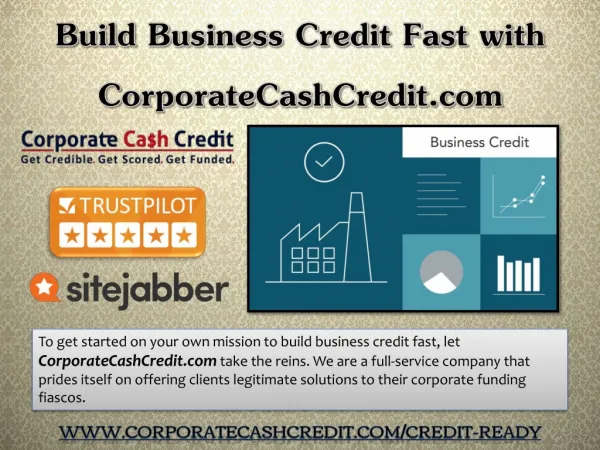 Build Business Credit Fast with CorporateCashCredit.com