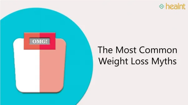 The Most Common Weight loss Myths Busted