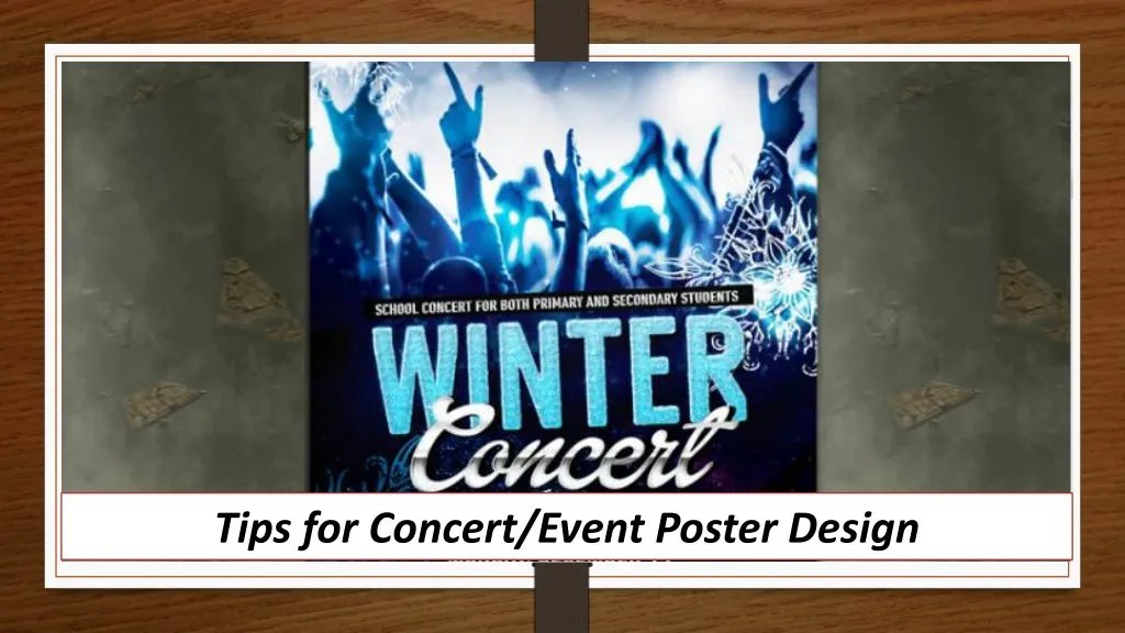 tips for concert event poster design