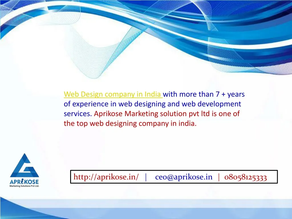 web design company in india with more than