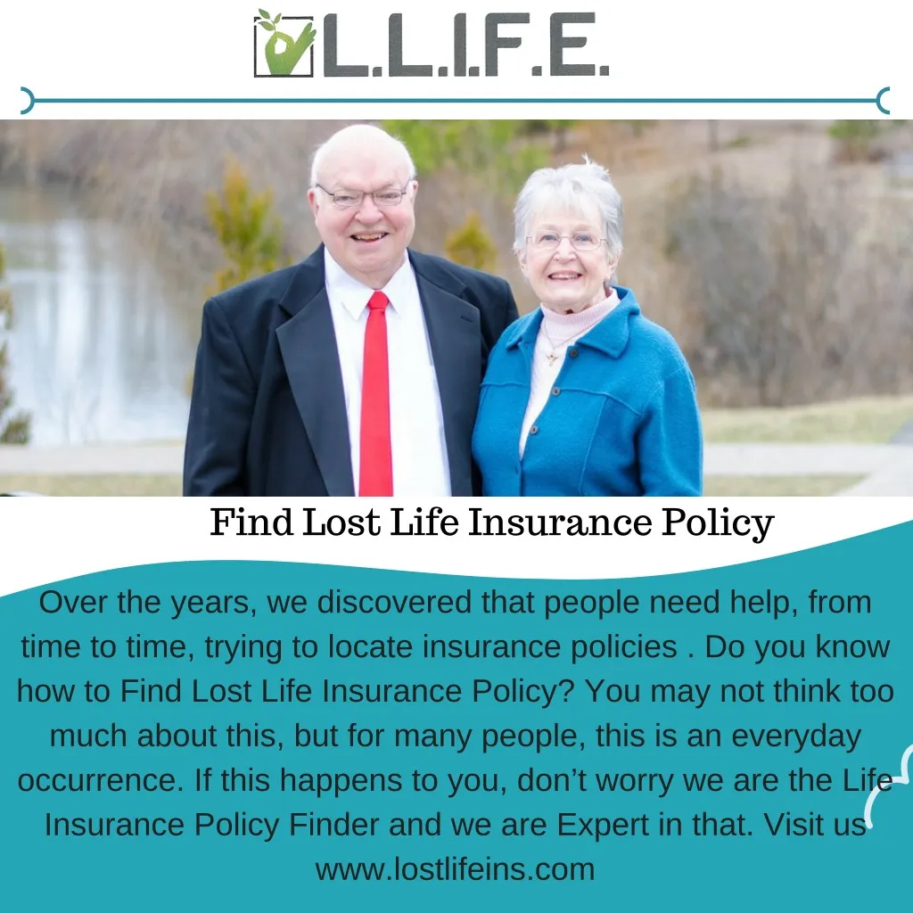 find lost life insurance policy