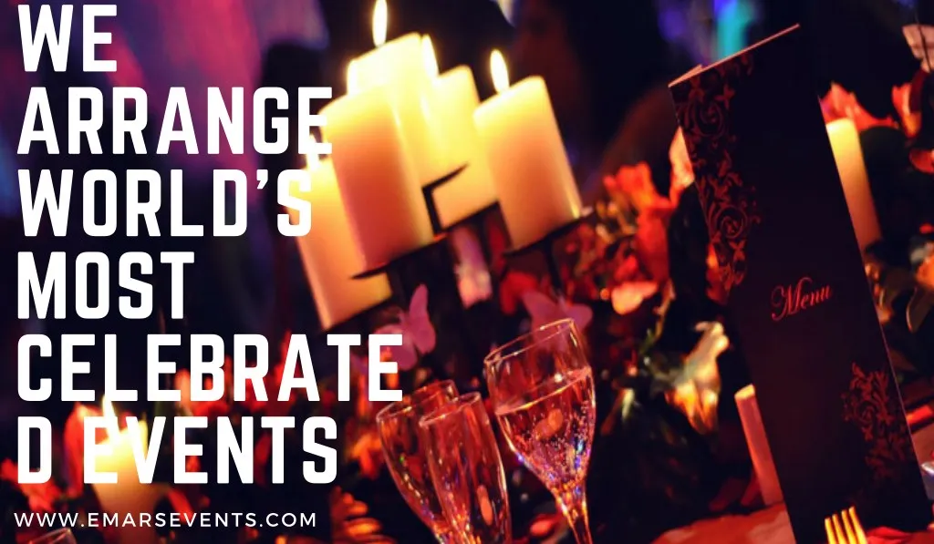 we arrange world s most celebrate d events