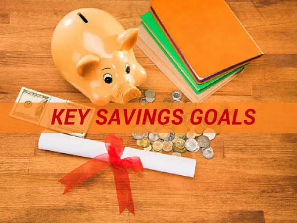 Key saving goals