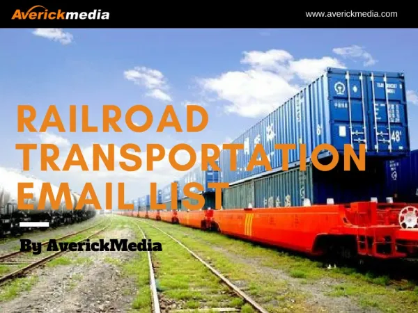Railroad Transportation Industry Executives Email List