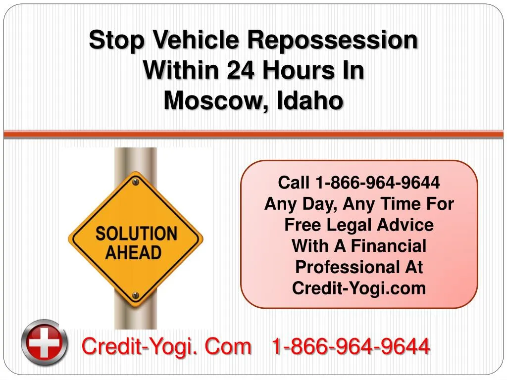 stop vehicle repossession within 24 hours