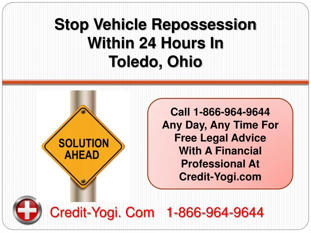 stop vehicle repossession within 24 hours