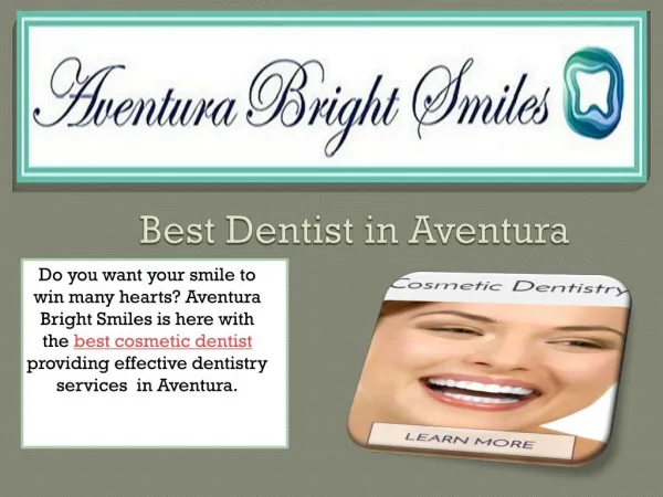 Best Dentist in Aventura