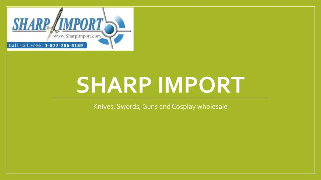 sharp import