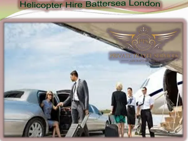 Helicopter Hire Battersea London