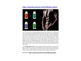 http://musclecontour.com/Bulking Stack/ - slide 1