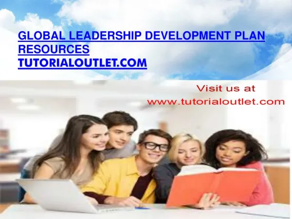 Global Leadership Development Plan Resources