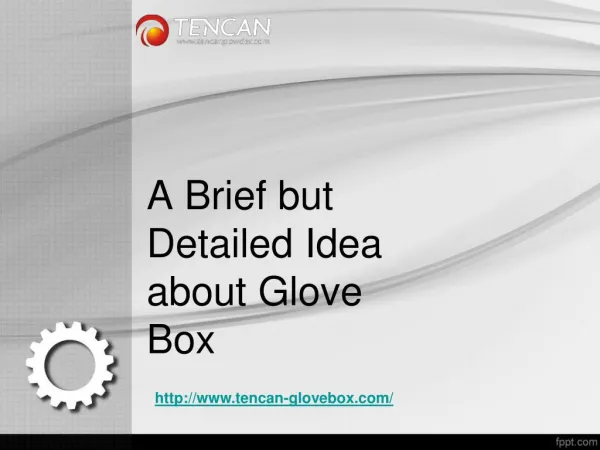 A Brief but Detailed Idea about Glove Box
