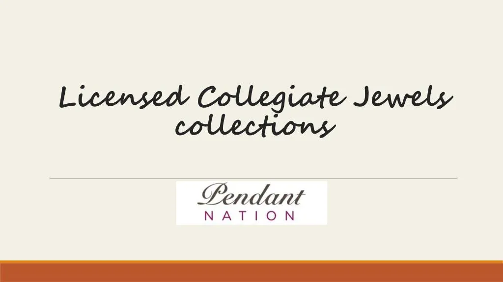 licensed collegiate jewels collections