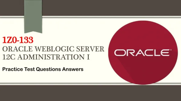 Oracle 1Z0-133 PDF Dumps with 1Z0-133 Real Exam Questions Answers