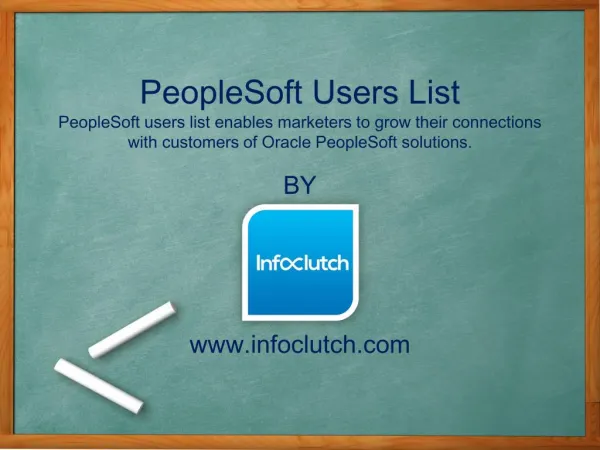 PeopleSoft Users List