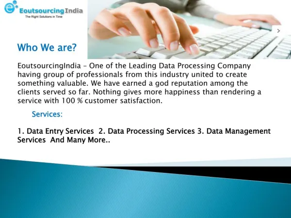Outsource Data Entry India - Accuracy Guaranteed