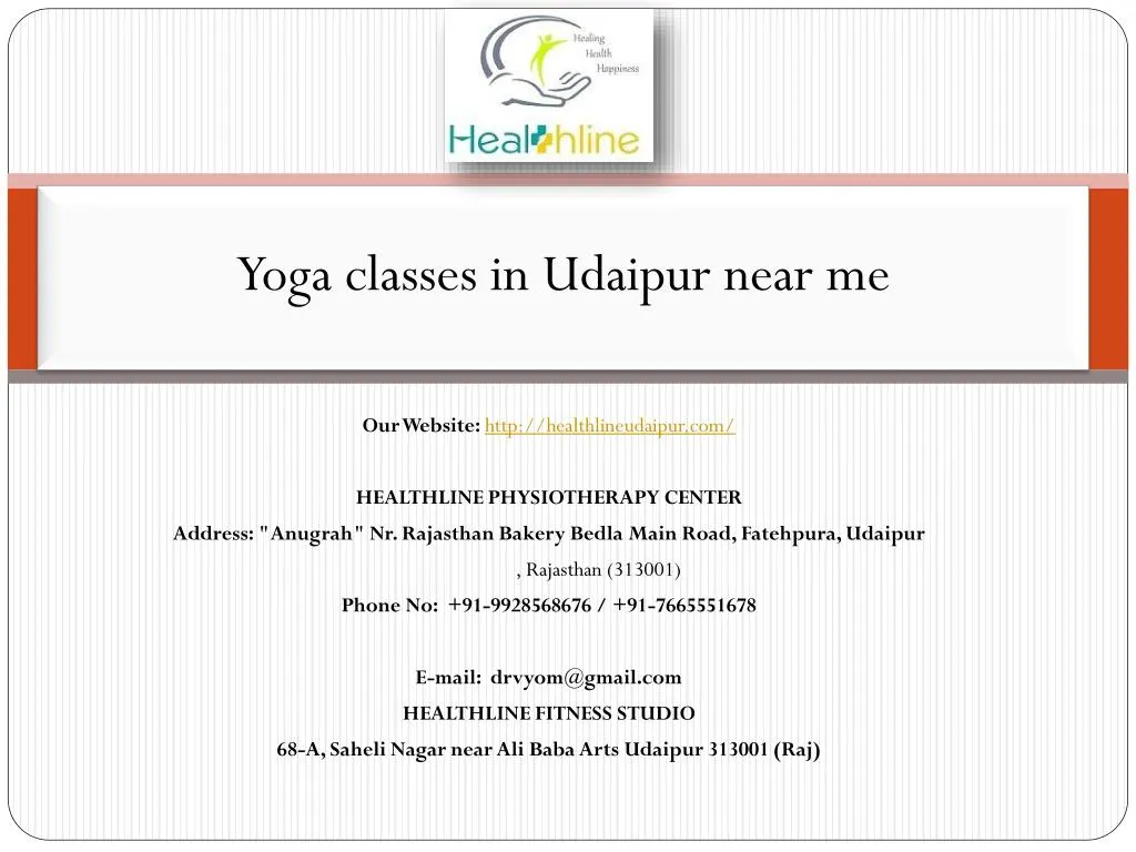 yoga classes in udaipur near me