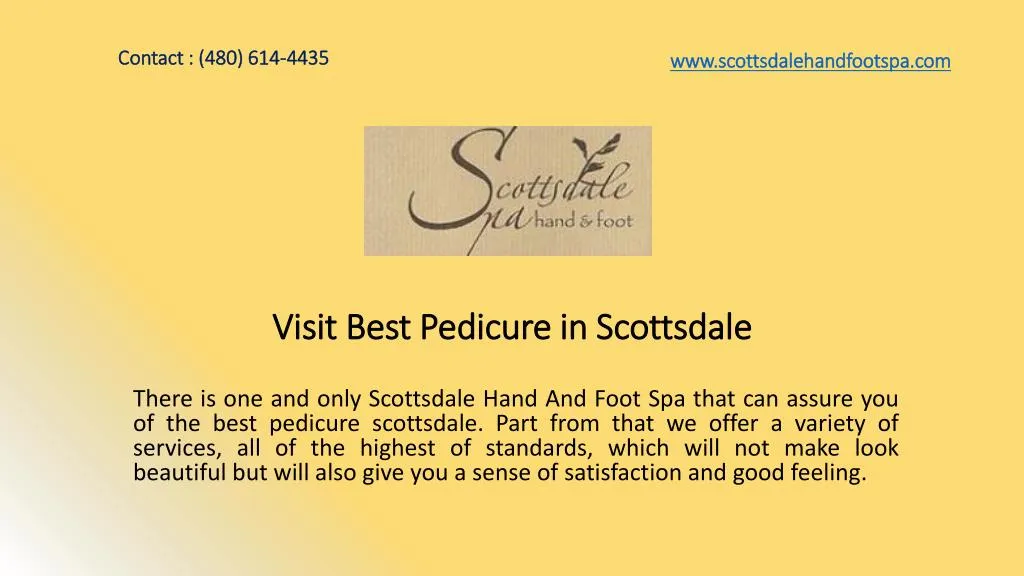 visit best pedicure in scottsdale